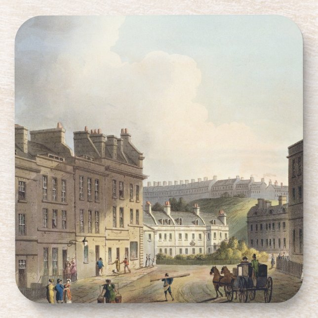 Marlborough Straße, 'vom Bad illustriert durch ein Untersetzer (Vorderseite)