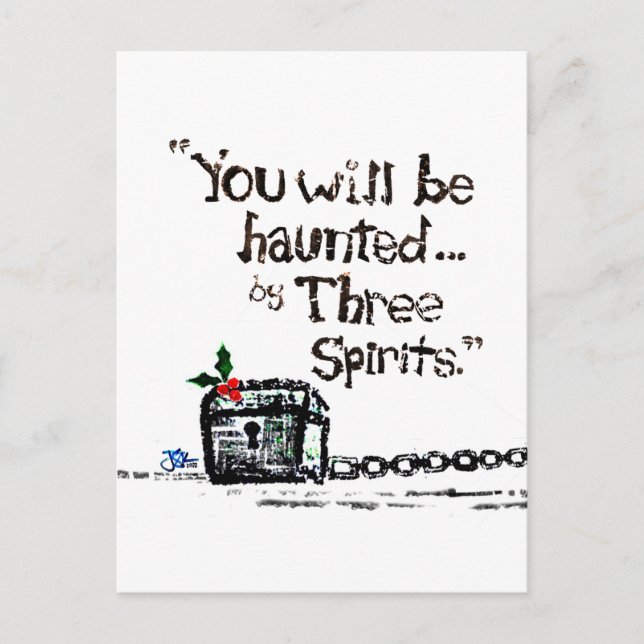 Marley Christmas Postcard Postkarte (Vorderseite)