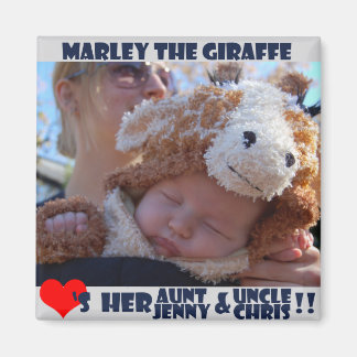 Marley Liebe ihre Tante und Onkel. Magnet