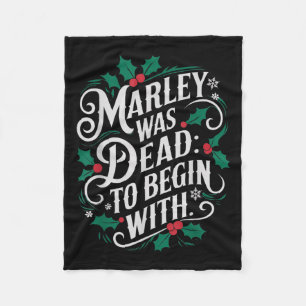 Marley war tot_ Zum Beginn lustige Neuheit Chris Fleecedecke