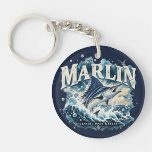 MARLIN Angeln Ozean-Abenteuer Schlüsselanhänger