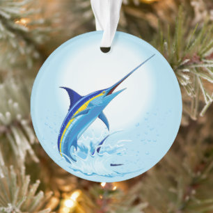 Marlin Bleu Jaillissant de l'Océan