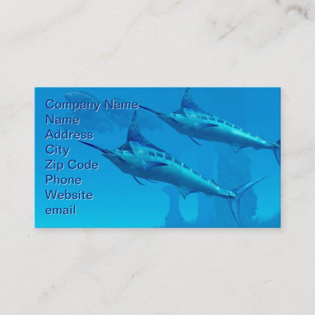 Marlin Business Card Visitenkarte (Vorderseite)