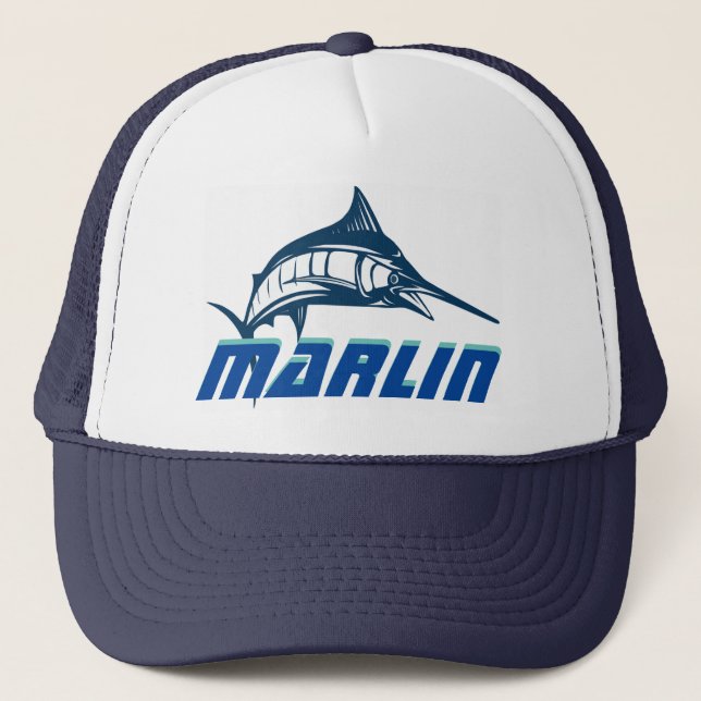Marlin Custom Fishing Casquette (Devant)