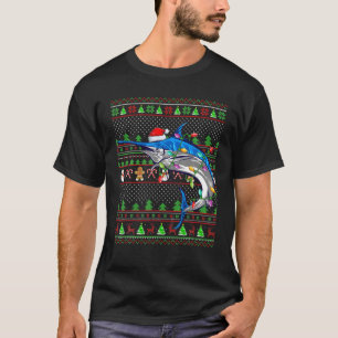 Marlin Fish Lover Familie Matching Ugly Marlin Chr T-Shirt