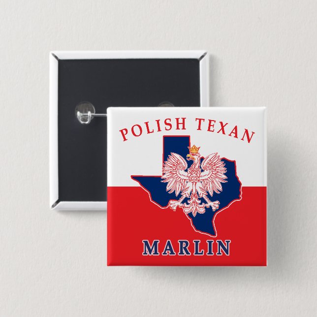 Marlin Polish Texan Button (Vorne & Hinten)
