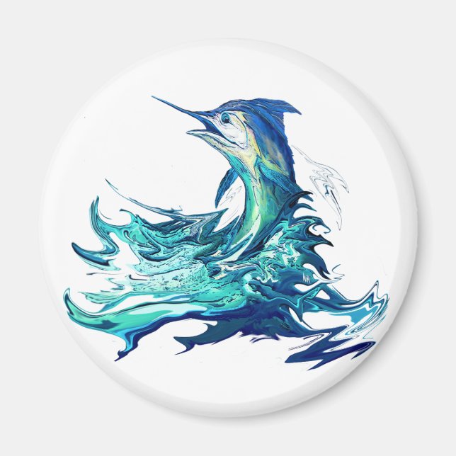 Marlin Sport Fishing Magnet (Vorne)