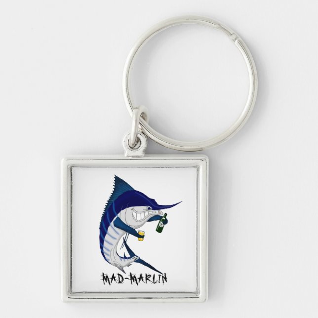 Marlinbeer-Schlüssel Ring, MAD-MARLIN Schlüsselanhänger (Vorne)