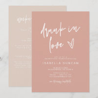 MARLO Boho Rosa Betrunken in Liebe Bachelorette