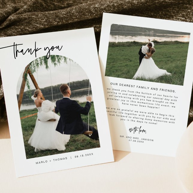 MARLO kühne zeitgenössisches Foto Hochzeit Vielen  Einladung (Von Creator hochgeladen)