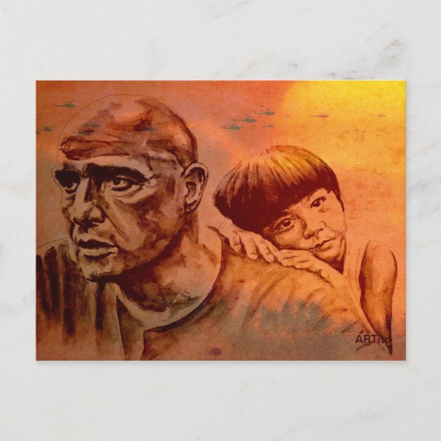 Marlon Brando Postkarte (Vorderseite)