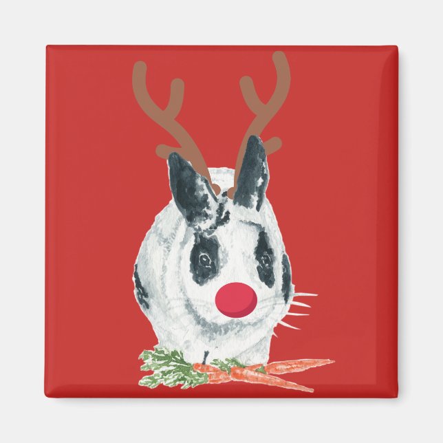 Marlon Bundo Christmas Rudolph Magnet (Vorne)