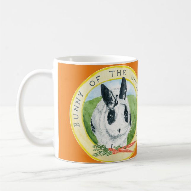 Marlon Bundo Osterorange Tasse (Links)