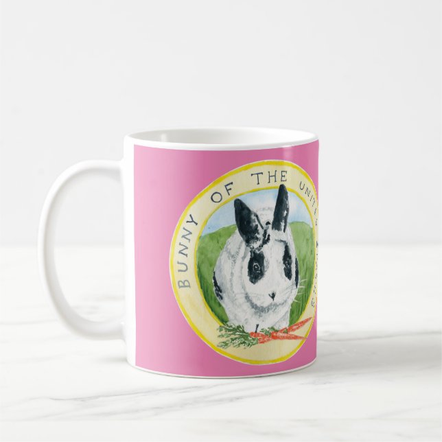 Marlon Bundo Osterrosa Tasse (Links)