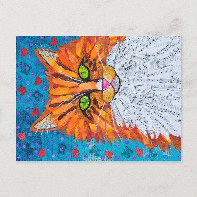 Marmalade Cat Postkarte (Vorderseite)