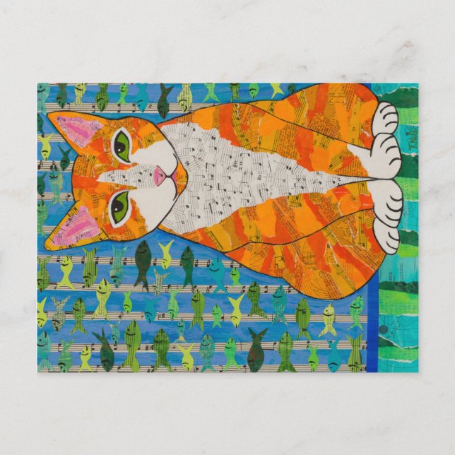 Marmalade Cat Postkarte (Vorderseite)