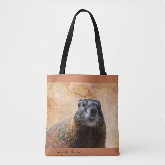Marmalade Marmot Tote Bag Tasche (Vorderseite)