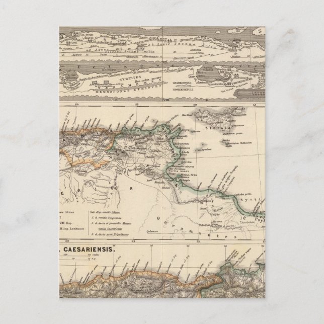 Marmarica, Kyrenaika, Afrika, Numidia Postkarte (Vorderseite)