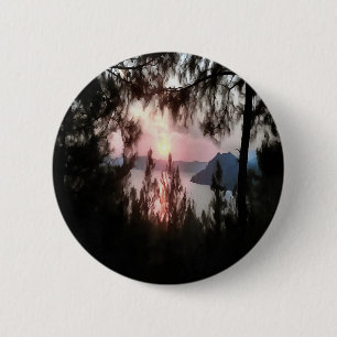 Marmaris Sunset Gerahmt von Palmen Bäumen Landscha Button