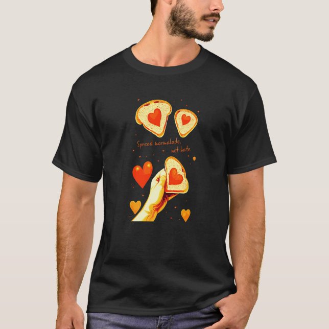Marmelade verbreiten, nicht hassen Premium T-Shirt (Vorderseite)