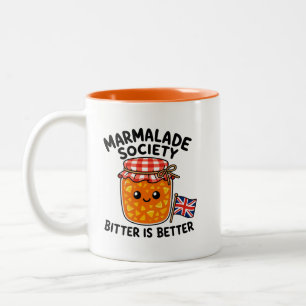 Marmeladen Gesellschaft Lustiges Glas Cartoon Zweifarbige Tasse