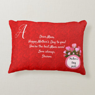 Marmor abstrakt doppelseitig 2 Designs Blumen Mama Dekokissen