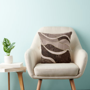 Marmor Achat Gold Glam 5 - Landschaft Kissen