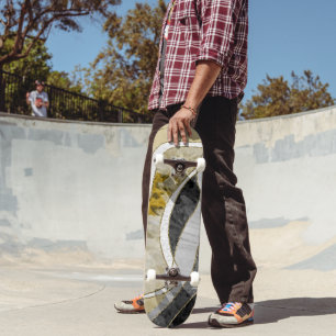Marmor Achat Gold Glam 7 Skateboard