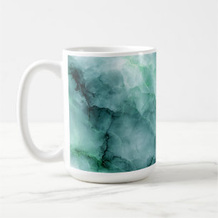 Marmor-ähnliche Textur in hellgrün Kaffeetasse