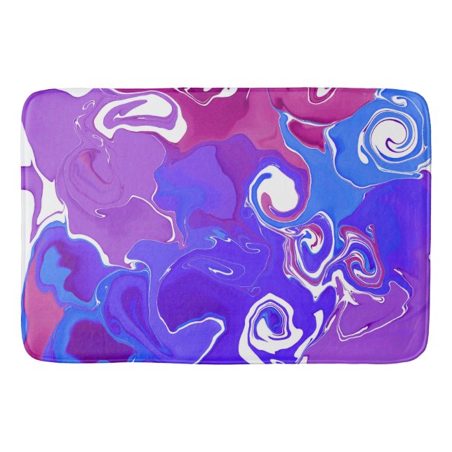 Marmor Art Badezimmer Matte & Teppich. (Vorderseite)