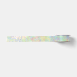 Marmor aus weichem Pastell-Rainbow-Farben Satinband