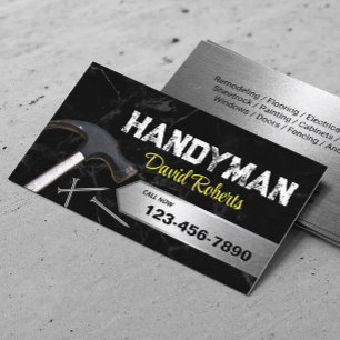 Marmor des Handyman House Repair & Maintenance Ser Visitenkarte