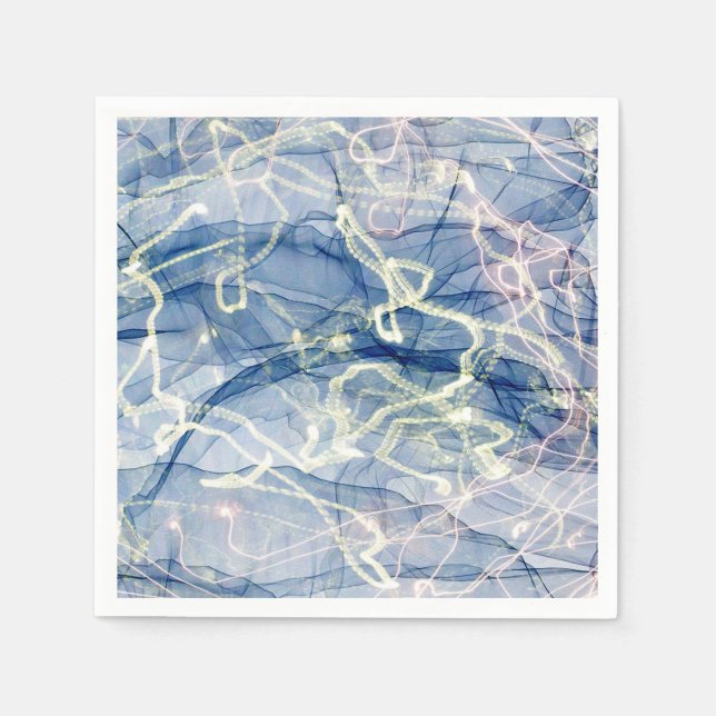 Marmor Digital Moderne Abstrakte Kunst Serviette (Vorderseite)