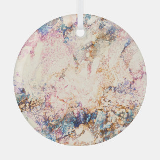 Marmor Flüssig Abstract Muster Ornament Aus Glas
