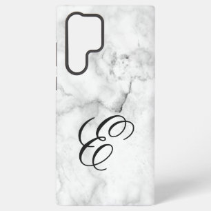 Marmor-Galaxie-Monogramm-Initiale Samsung Galaxy Hülle