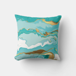 Marmor, Gold: abstrakter Vintager Hintergrund. Kissen