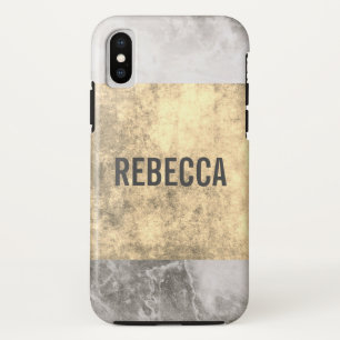 Marmor-Gold-Grunge Case-Mate iPhone Hülle