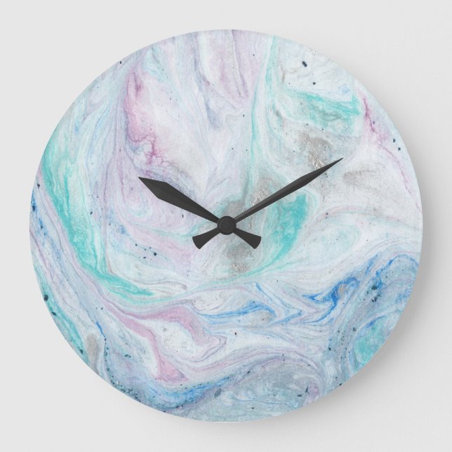 Marmor I Große Wanduhr (Vorderseite)