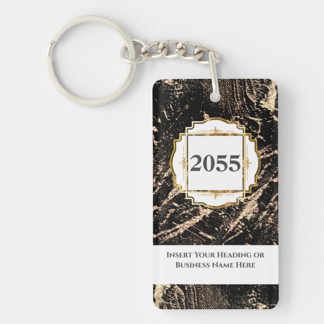 Marmor-Imitate Goldmedaillengemein Schlüsselanhänger (Vorderseite)