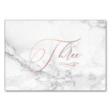 Marmor-Imitate Rose Gold Romantische Kalligraphie 
