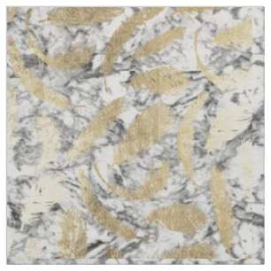 Marmor-Imitatgold des grauen Weiß des Chic Stoff