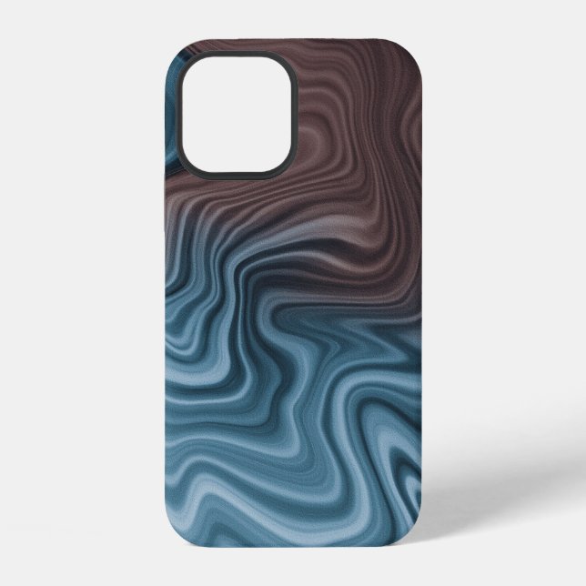 Marmor Muster iPhone 12 Hülle (Rückseite)