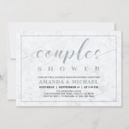 Marmor | Polterabend für moderne Paare Einladung