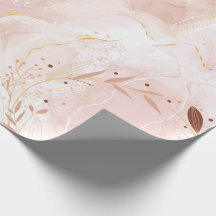 Marmor-Rosa-Glitter-Geschenkpapier