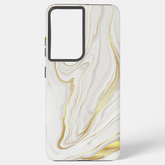 Marmor Samsung Galaxy Hülle (Rückseite)