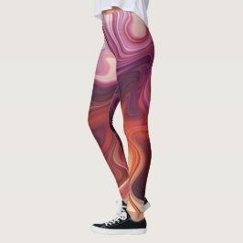 Marmor-Stil-Fluss Leggings