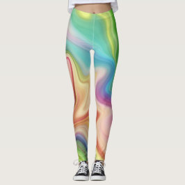 Marmor-Stil-Fluss Leggings