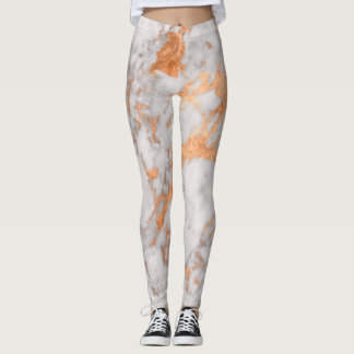 Marmor- u. kupferne Leggings