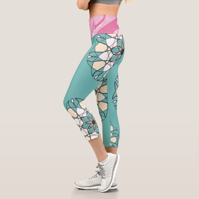 Marmor und A_Cricle Capri Leggings (Links)