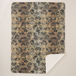 Marmor und geometrisches Muster Sherpadecke